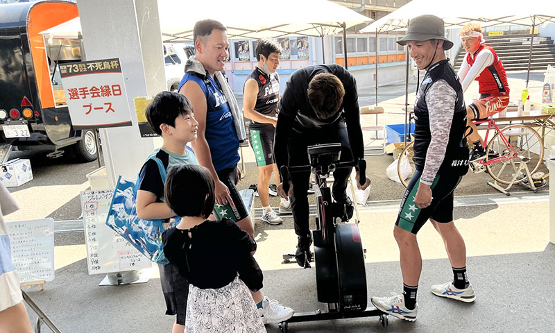 競輪選手による縁日